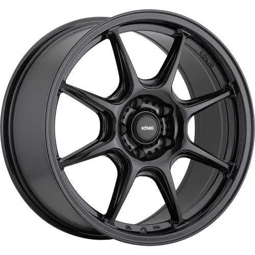 Lockout 8-Spoke Gloss Black Alloy Wheel