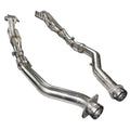 2" Stainless Steel Long Tube Headers w/ GREEN Catted Pipes