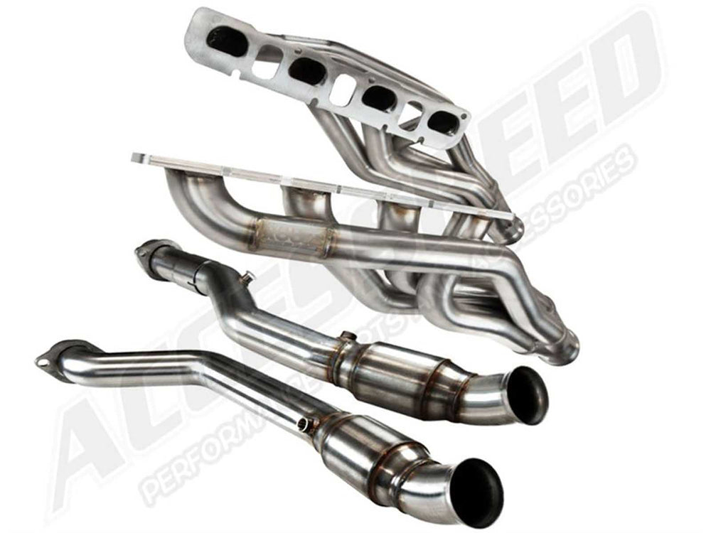 1-7/8" x 3" Stainless Steel GREEN Catted Header and Connection Pipe Kit