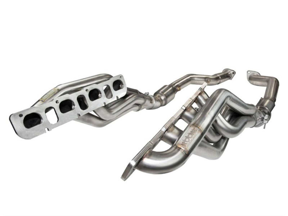 5.7L HEMI VVT RWD Long Tube Headers w/ GREEN Cats & 3" Catted Mid-Pipes
