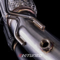3-Inch Mandrel-Bent Stainless Steel Downpipe Header