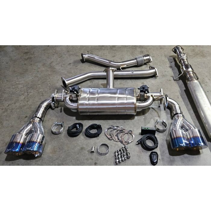 Dual Mode Valved Quad Catback Exhaust System