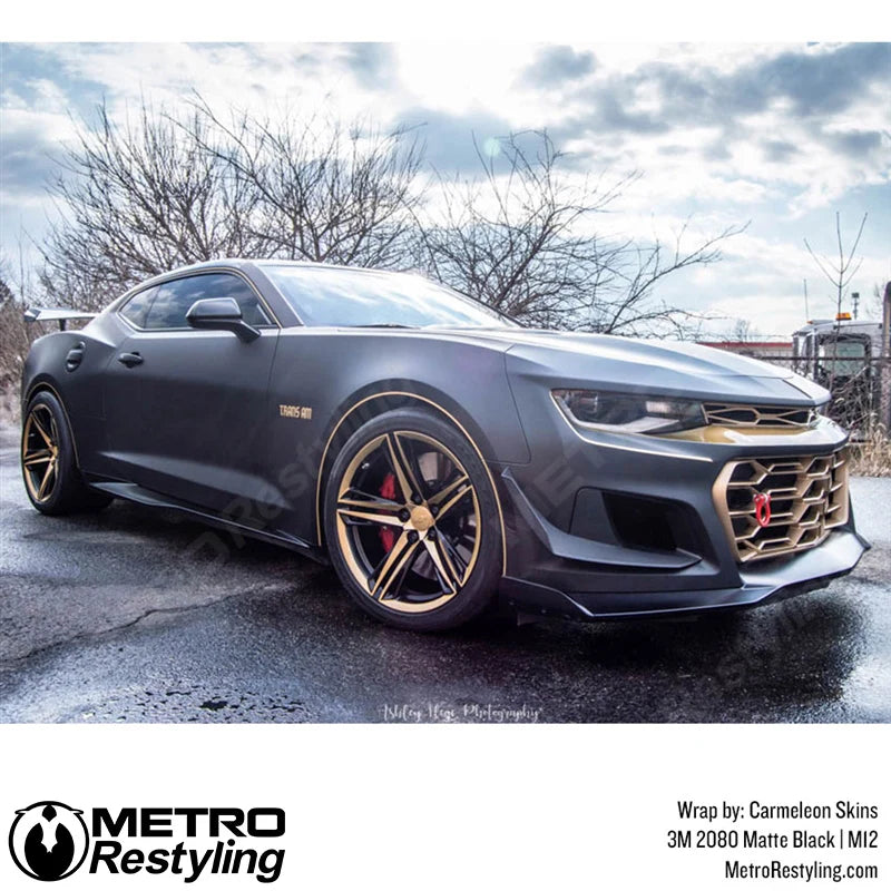 M12 Matte Black Vinyl Wrap Film