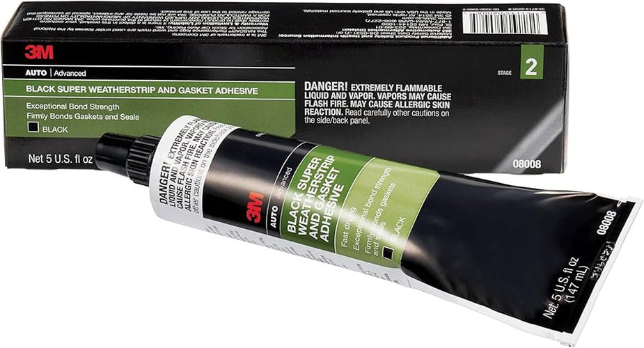Black Super Weatherstrip and Gasket Adhesive