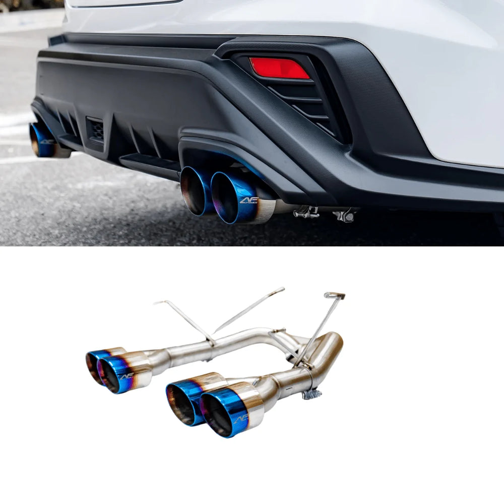 Axle-Back Exhaust System w/ 4-Inch Diamond Black Tips