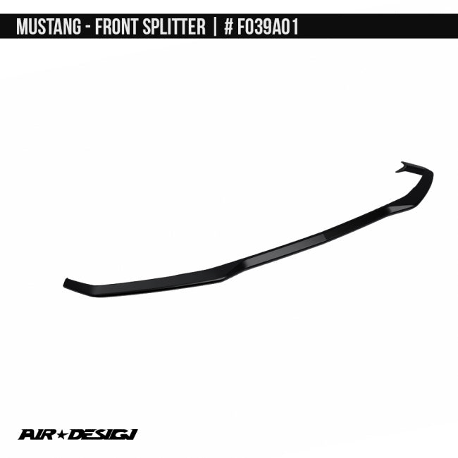 Front Splitter, UV-Stable Satin Black
