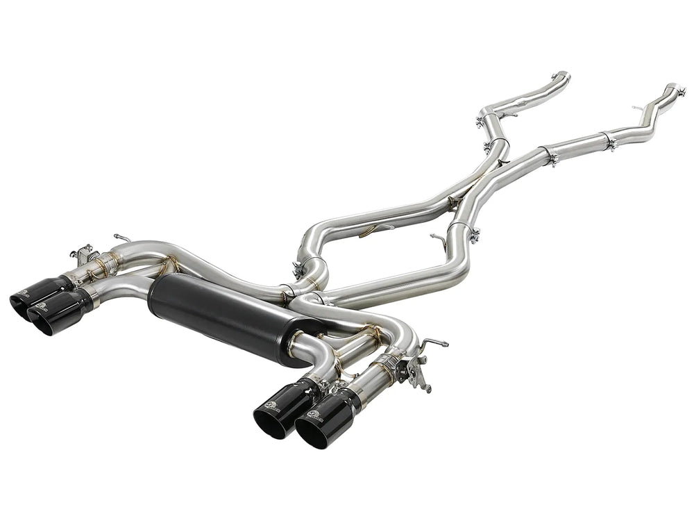 3" Dual to 2-1/2" Mandrel-Bent Cat-Back Exhaust