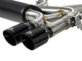 3" Dual to 2-1/2" Mandrel-Bent Cat-Back Exhaust