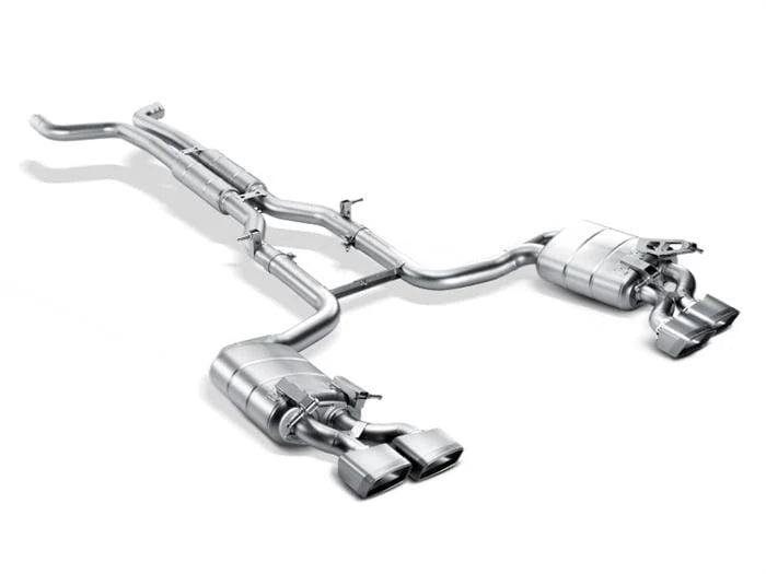 Titanium Exhaust System with Resonators and Tips