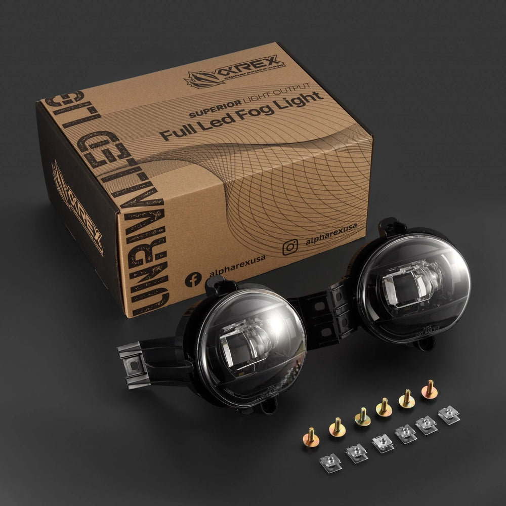 DoubleTap Dual Color LED Projector Fog Lights
