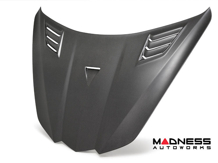 GT Style Carbon Fiber Hood