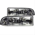 Crystal Headlights with Chrome Housing