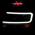 Crystal Headlights, Clear Lens, Black Housing