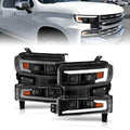 LED Light Bar Headlights with Switchback Signals