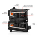 LED Light Bar Headlights with Switchback Signals