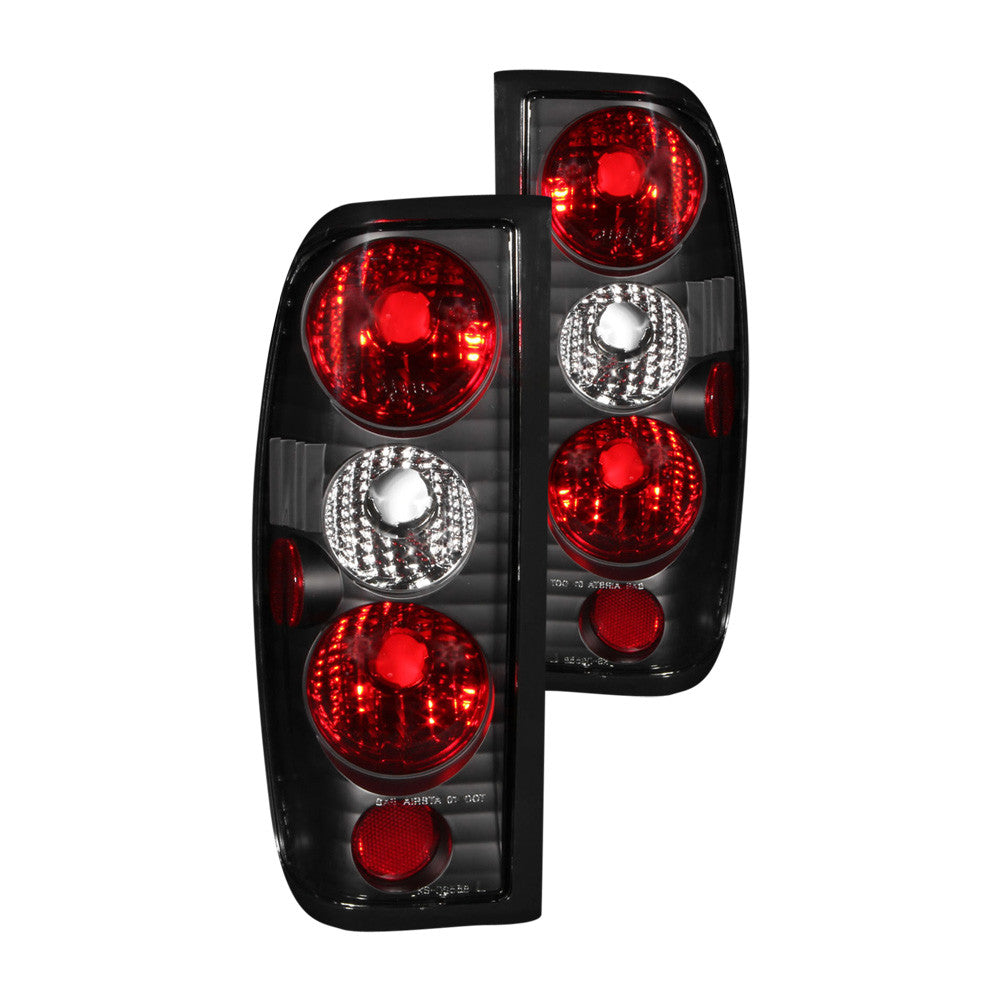 Black Housing Clear Lens Tail Lights