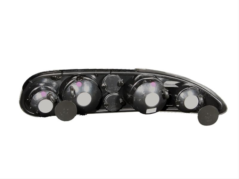 Black Tail Light Assembly