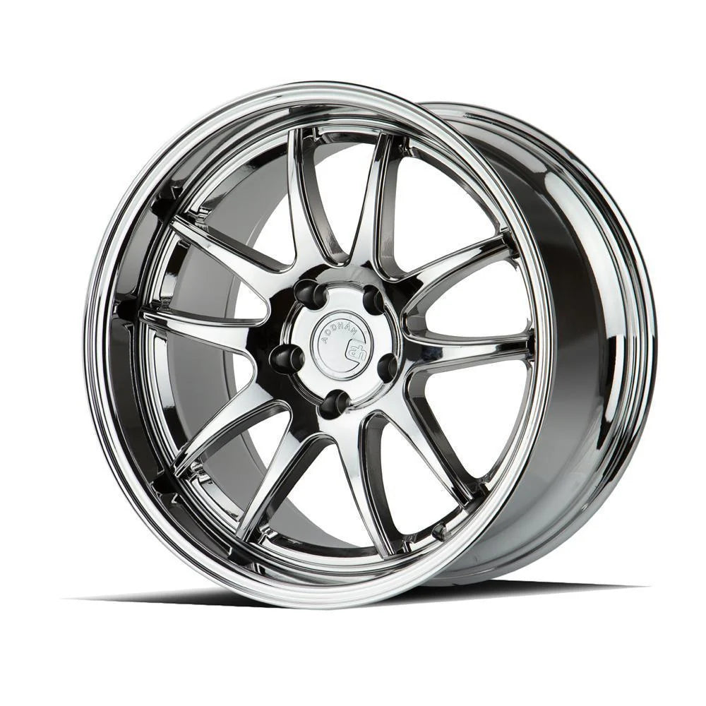 DS02 19x9.5 +15mm 5x114.3mm Vacuum Chrome Alloy Wheel