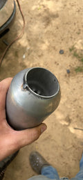 Stainless Steel Glasspack Muffler