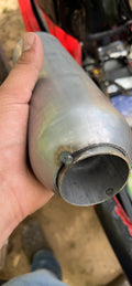 Stainless Steel Glasspack Muffler