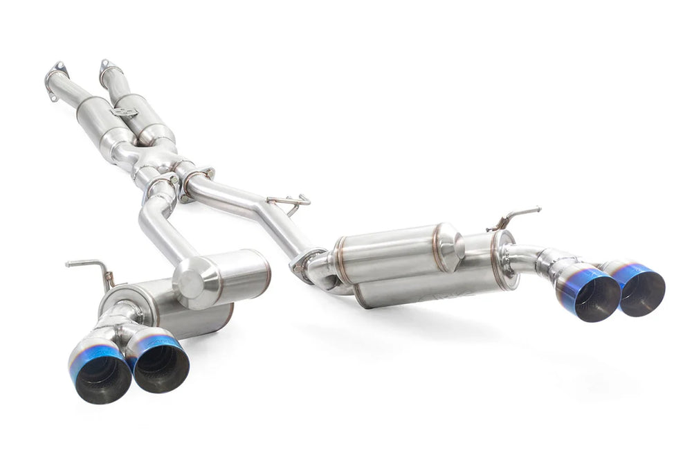 GRiP Cat-Back Exhaust System 2.5-Inch 3.5-Inch Burnt Quad Tips