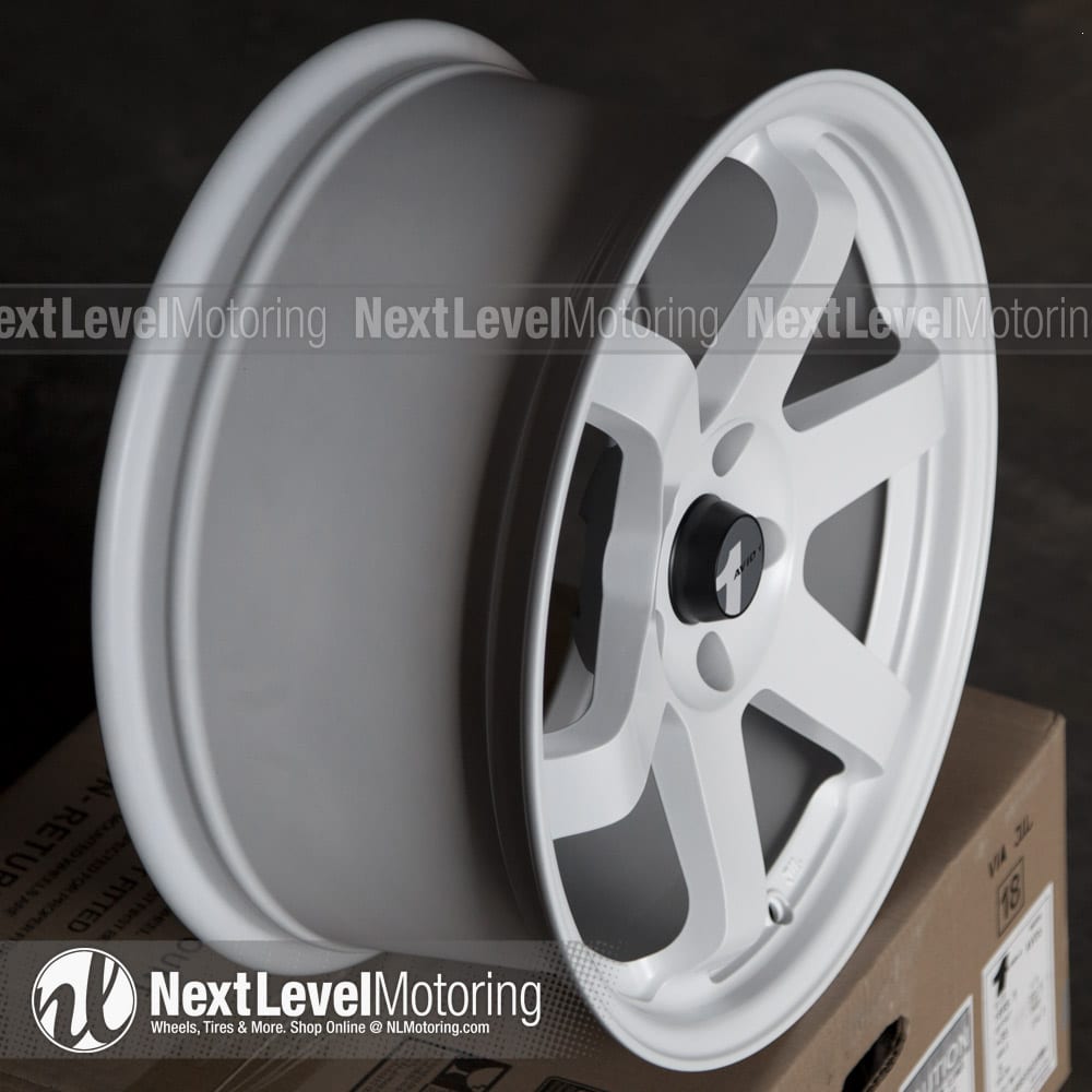 AV6 18x8.5 +35 6x139.7 Matte White Wheel