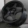 AV8 15x6.5" +35mm 4x100mm Matte Black Alloy Wheel