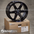 AV06 18x8.5 +35 5x114.3 Gloss Black Wheel