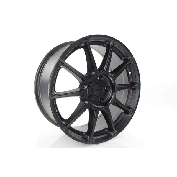 AV6 18x8.5 +35 5x100 Matte Black Wheel
