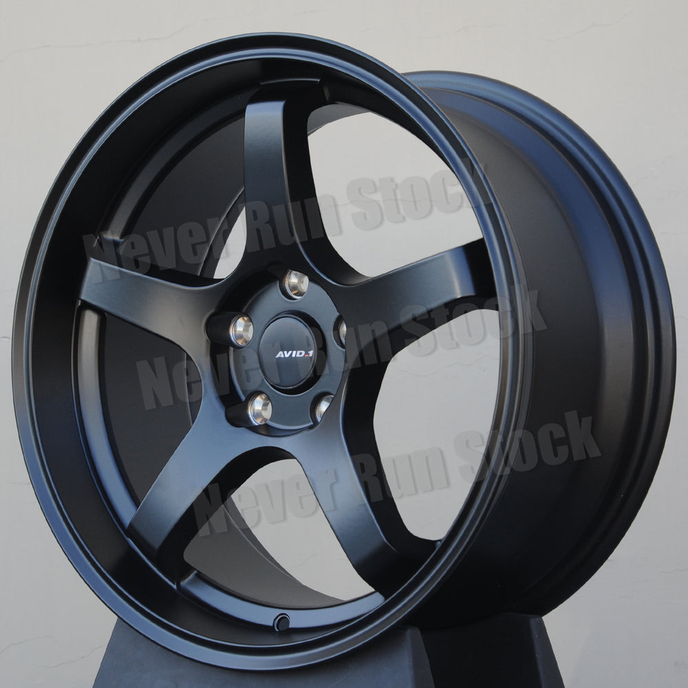AV28 18x8.5 +35mm Matte Black Wheel