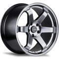 AV6 17x8 +35mm 4x100mm Hyperblack Alloy Wheel