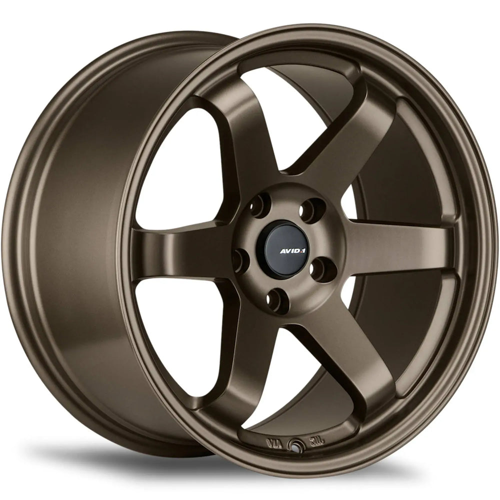 AV6 18x8.5 +35 5x114.3 Matte Bronze Wheel