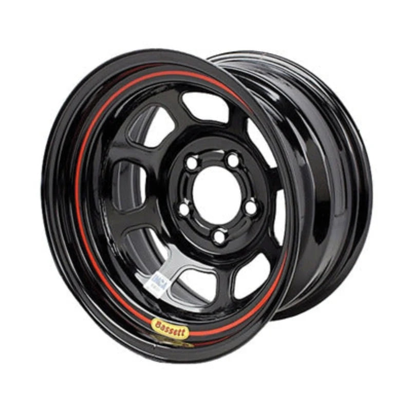 15" x 7" DOT Street Legal Wheel, Black