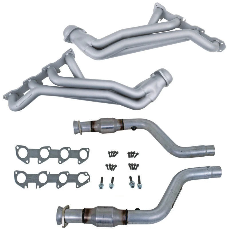 Long Tube Exhaust Headers and Catted Mid-Pipe Kit 5.7L HEMI