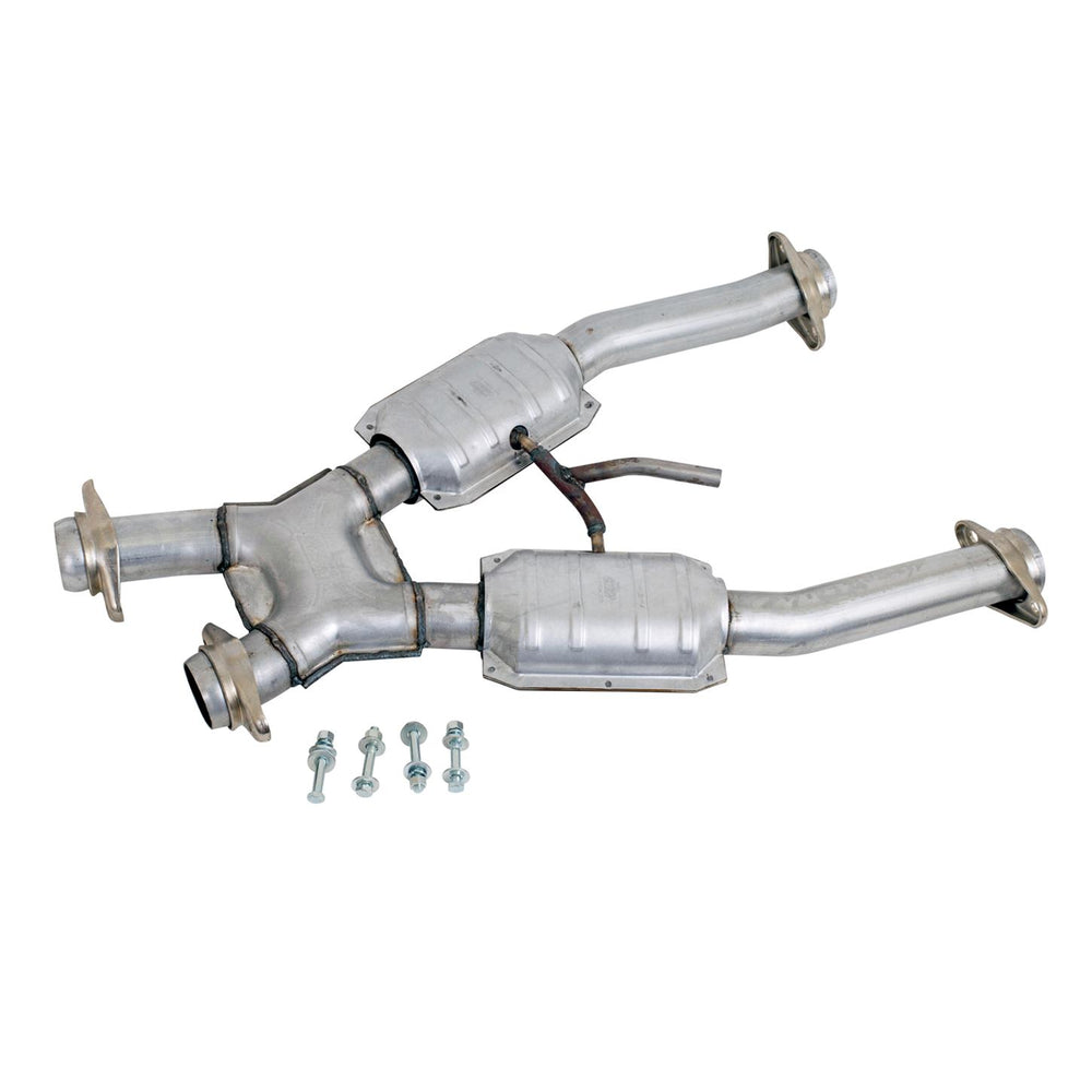 2-1/2 inch Short Mid X-Pipe w/ High-Flow Cats