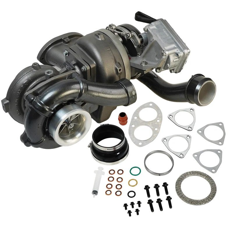 Twin Turbo System for 6.4L Powerstroke