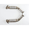 Dual 60mm High-Flow Catalytic Converters