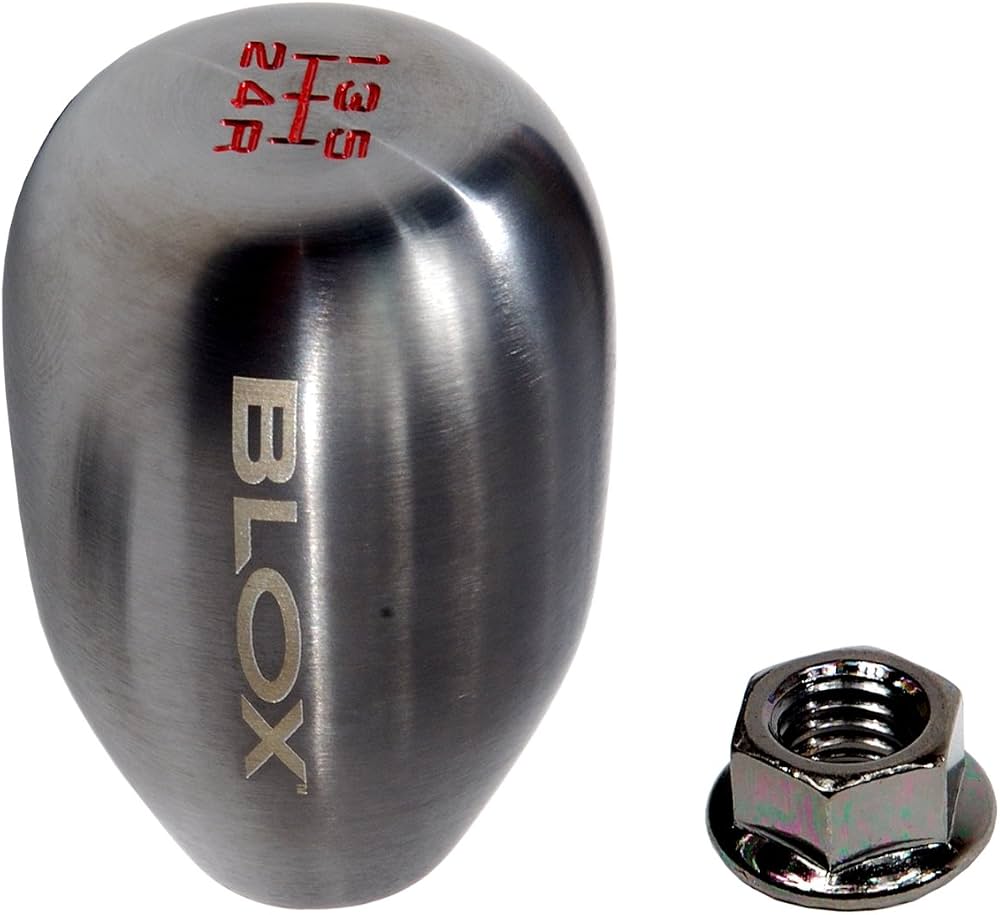 6-Speed Pattern Shift Knob, 450g Stainless Steel