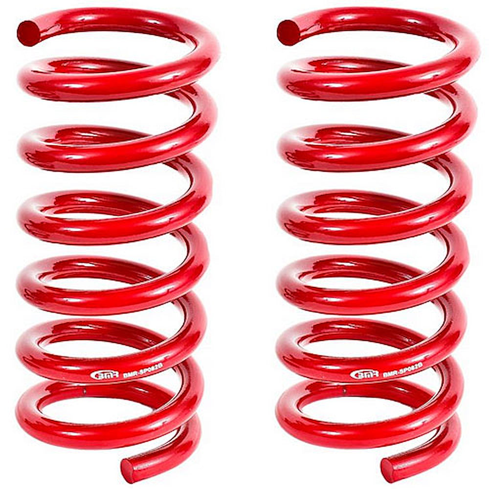 Rear Performance Lowering Springs, Red Powder Coat