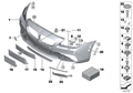 Front Bumper Installation Hardware Set