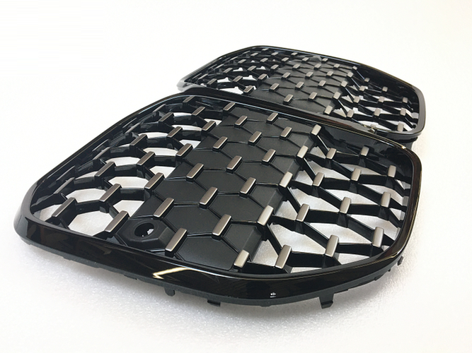 Gloss Black Front Grille