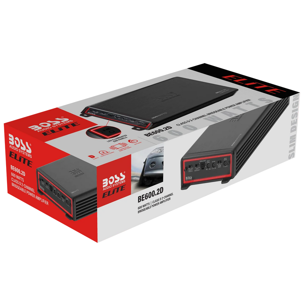 Elite Mini Series 2-Channel Car Audio Amplifier