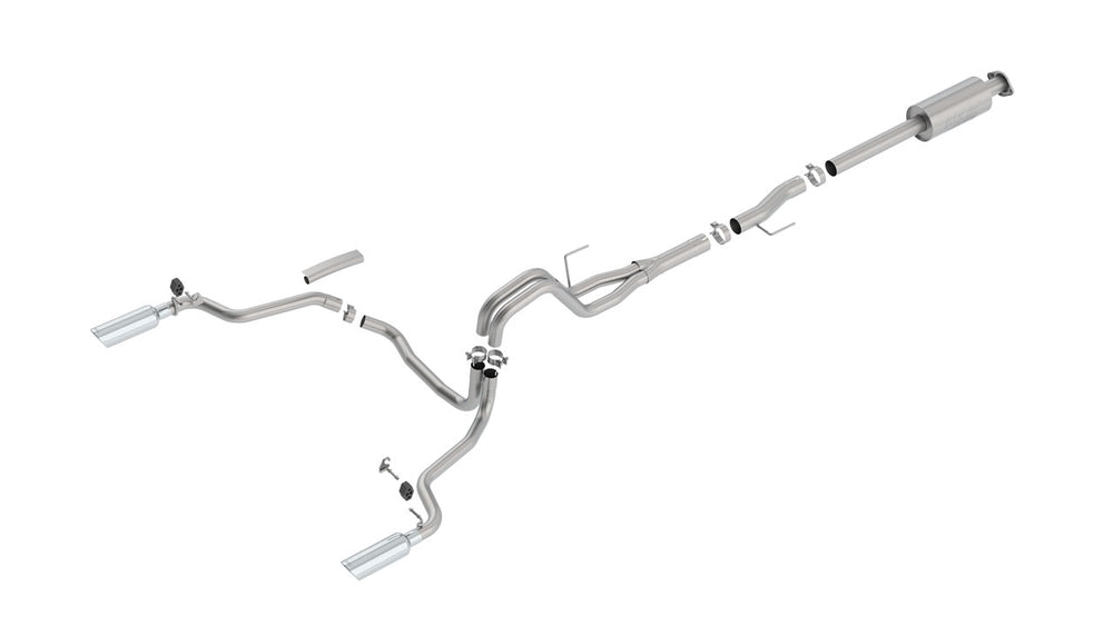 S-Type Cat-Back Exhaust System, Split Rear Exit