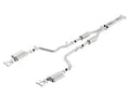S-Type Cat-Back Exhaust System with Dual Rectangle Chrome Tips