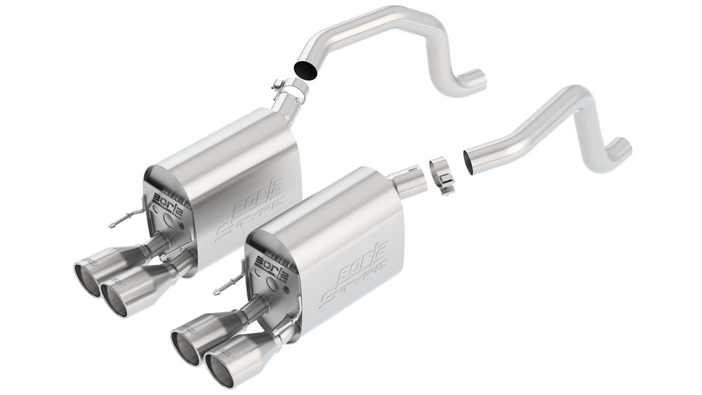 S-Type Dual 4-Inch Cat-Back Exhaust System
