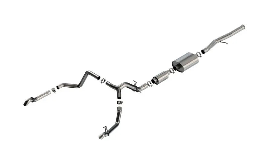S-Type 3-Inch T-304 Stainless Cat-Back Exhaust System
