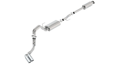 S-Type Cat-Back Exhaust System, Stainless Steel
