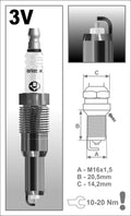 Silver Racing Spark Plug