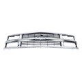 Chrome and Black Grille