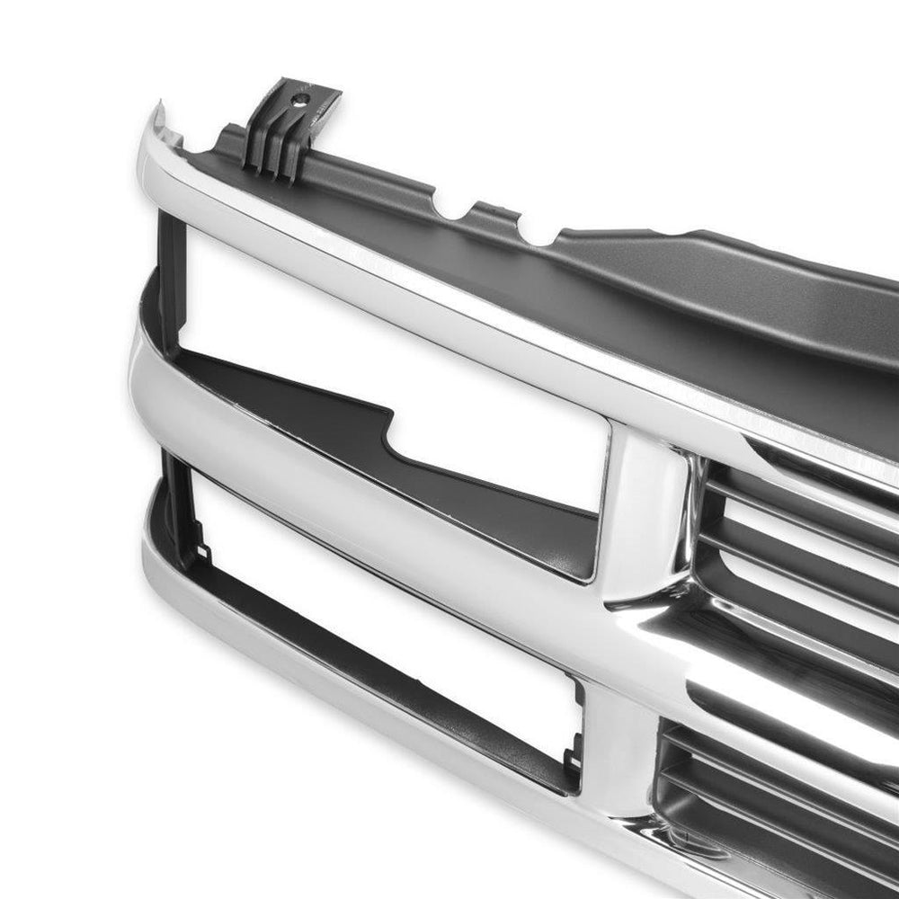 Chrome and Black Grille